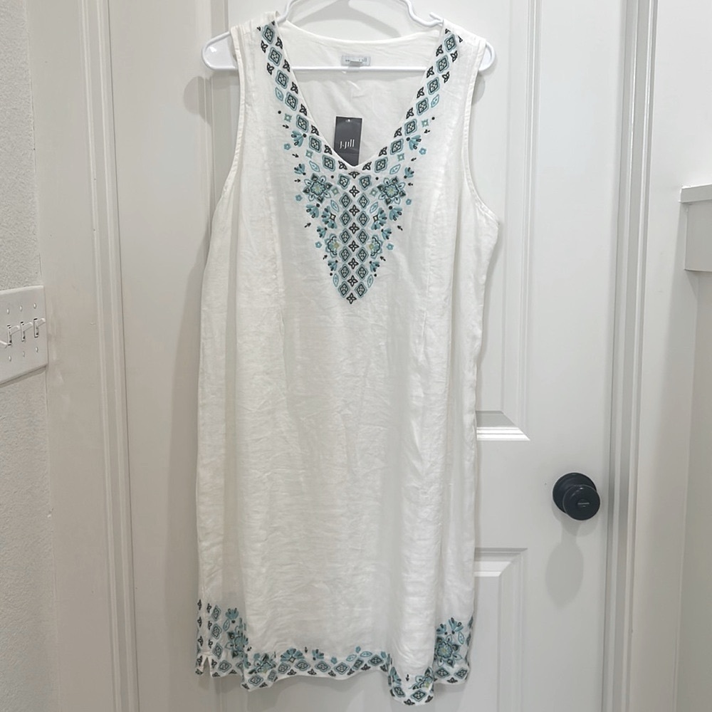 100% linen dress NWT by J. Jill